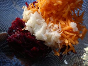 3 colors for the coleslaw