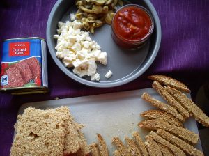 Ingredients for the pizza