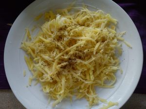 Grated potato