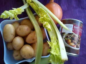 Casserole ingredients 