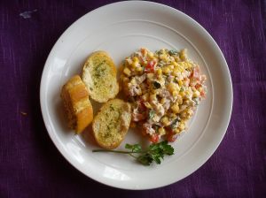 any bread will do... this is a tuna & sweetcorn