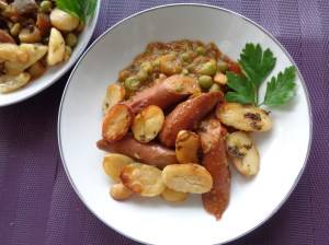 potatoes & ratatouille